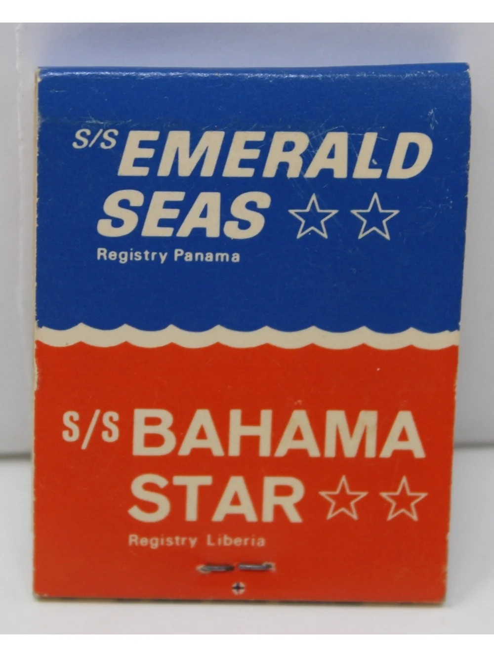 Vintage 1970s Matchbook S/S Emerald Seas S/S Bahama Star Eastern Steamship Lines